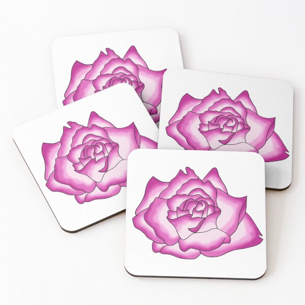 Artikelvorschau, Rosa digitale Rose entworfen und verkauft von Marinas-arts.