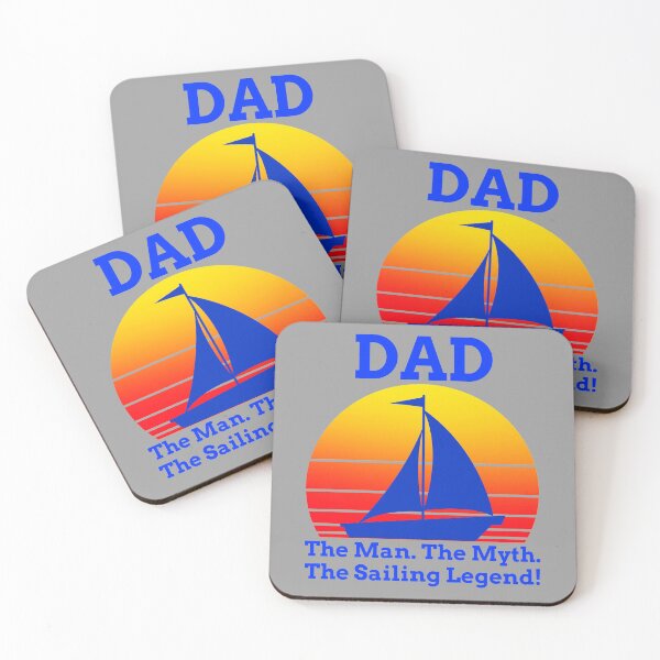 Item preview, DAD: The Man. The Myth. The Sailing Legend! - Gifts For Dad designed and sold by alancrapopod.