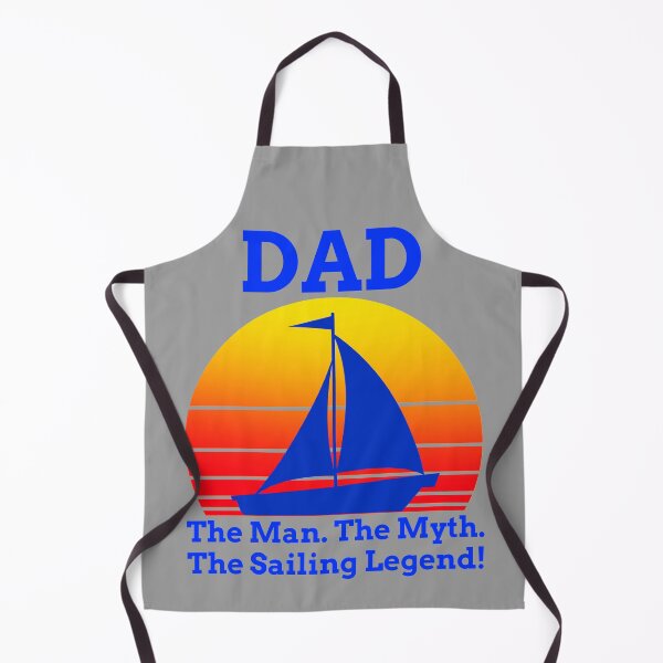 Aperçu de l'œuvre PAPA : L'homme. Le mythe. La légende de la voile ! - Cadeaux pour papa créée et vendue par alancrapopod.