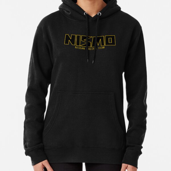 Classic Gold and Black NISMO Nissan Racing Team Logo Pullover Hoodie