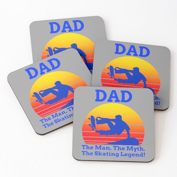 Item preview, DAD: The Man. The Myth. The Skating Legend! - Gifts For Dad designed and sold by alancrapopod.