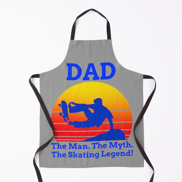 Aperçu de l'œuvre PAPA : L'homme. Le mythe. La Légende du Patinage ! - Cadeaux pour papa créée et vendue par alancrapopod.