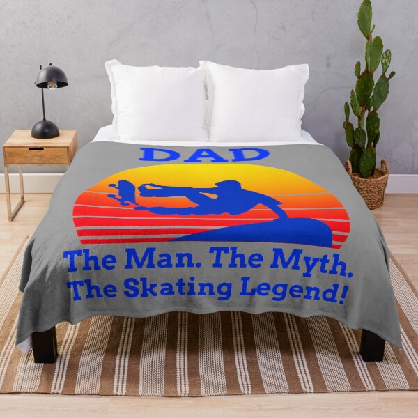 Aperçu de l'œuvre PAPA : L'homme. Le mythe. La Légende du Patinage ! - Cadeaux pour papa créée et vendue par alancrapopod.