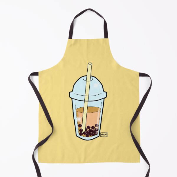 Item preview, Neon orange bubble tea designed and sold by MakiArts.