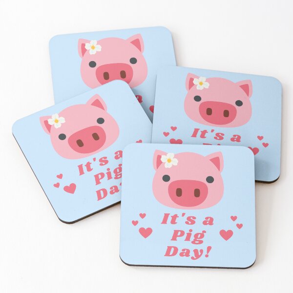 Item preview, National Pig Day Hearts designed and sold by anatovas.