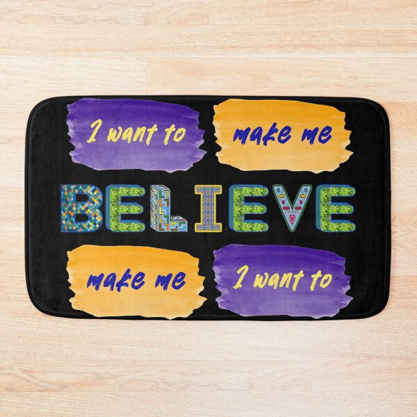 Item preview, I Want To Believe Make Me Believe designed and sold by artfulnotebook.