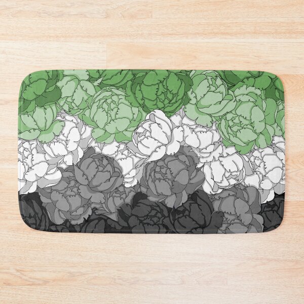 Item preview, Aromantic Floral Pride Flag designed and sold by izzychar.