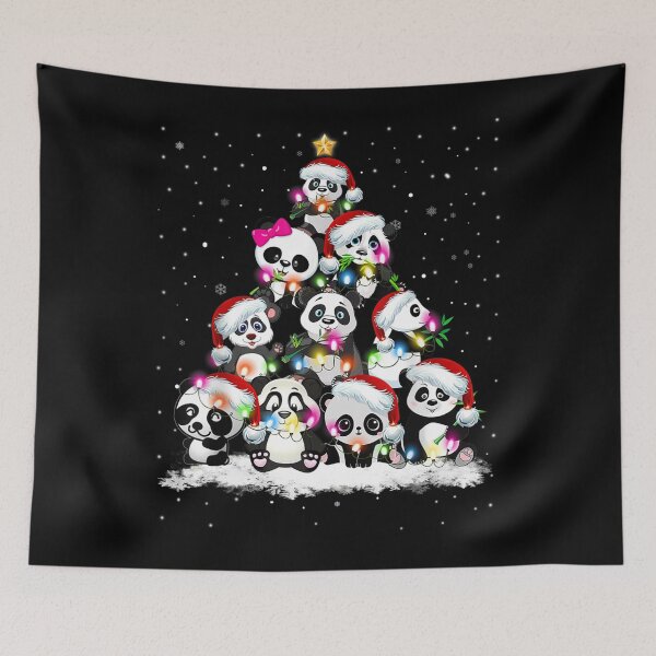 Item preview, Santa Claus Panda Christmas Tree Lights designed and sold by whitneyiott9632.