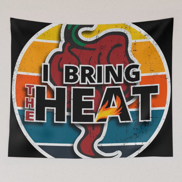 Item preview, I bring the heat carolina reaper hot pepper  designed and sold by friendly-fox.
