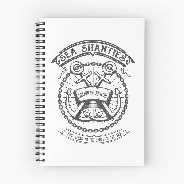 Item preview, Sea Shanties Drunken Sailor Anchor Ocean designed and sold by funnytshirtemp.