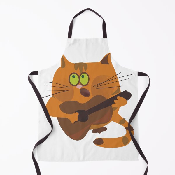 Item preview, Cute cat playing guitar guitarist kitty designed and sold by iTrending.