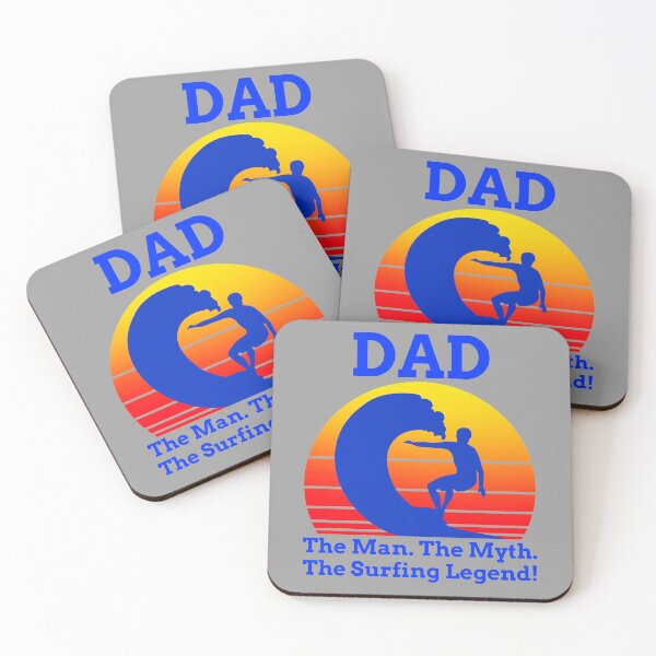 Item preview, DAD: The Man. The Myth. The Surfing Legend! - Gifts For Dad designed and sold by alancrapopod.