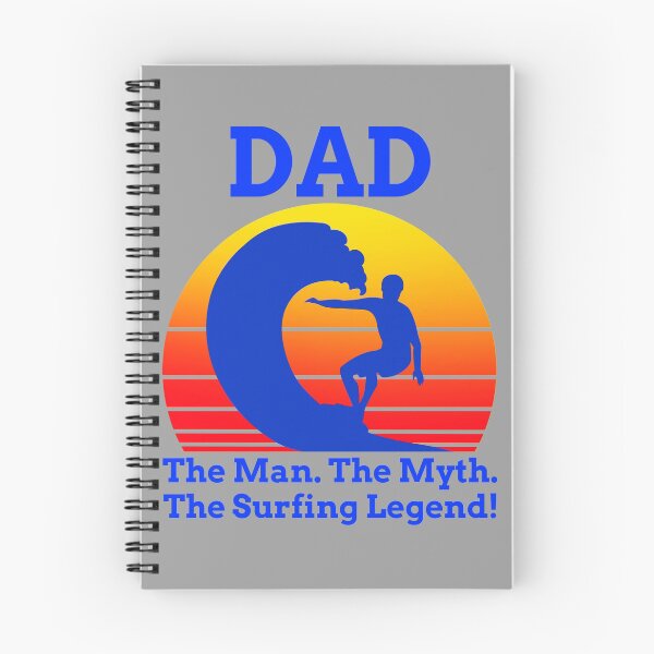 Item preview, DAD: The Man. The Myth. The Surfing Legend! - Gifts For Dad designed and sold by alancrapopod.