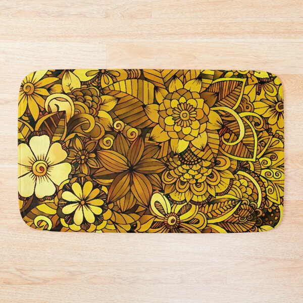 Item preview, Yellow Flower Pattern designed and sold by ClassicalAnime.