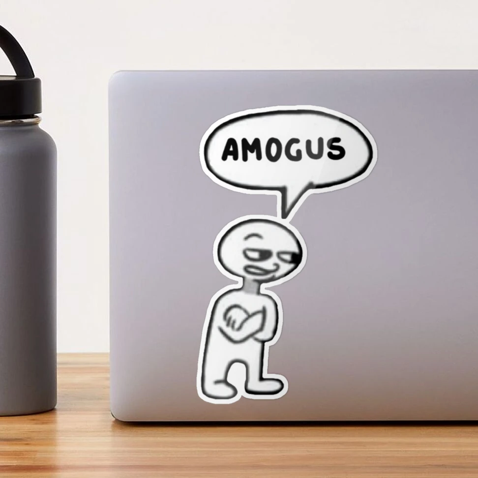 amogus Sticker for Sale by memelordKING