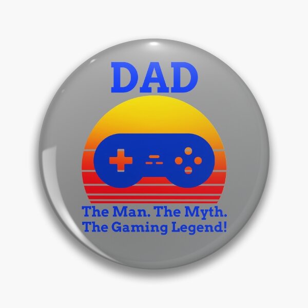Item preview, DAD: The Man. The Myth. The Gaming Legend! - Gifts For Dad designed and sold by alancrapopod.