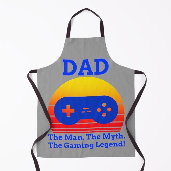 Aperçu de l'œuvre PAPA : L'homme. Le mythe. La légende du jeu ! - Cadeaux pour papa créée et vendue par alancrapopod.