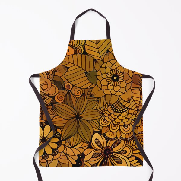Item preview, Gold Flower Pattern designed and sold by ClassicalAnime.