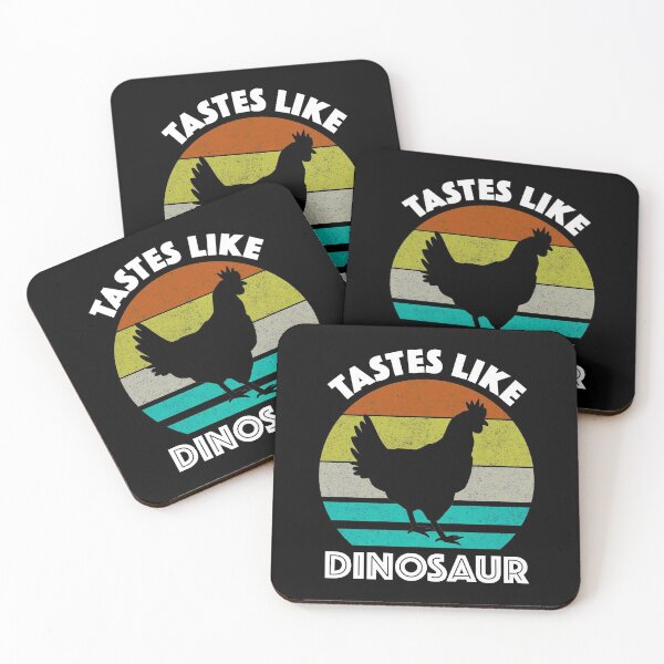 Item preview, Tastes Like Dinosaur Funny Chicken Dinosaur Lover designed and sold by Cat Lady Designs.