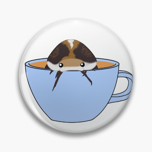 Item preview, Cappuccino Isopod in Light Blue Cup designed and sold by rolypolyologist.