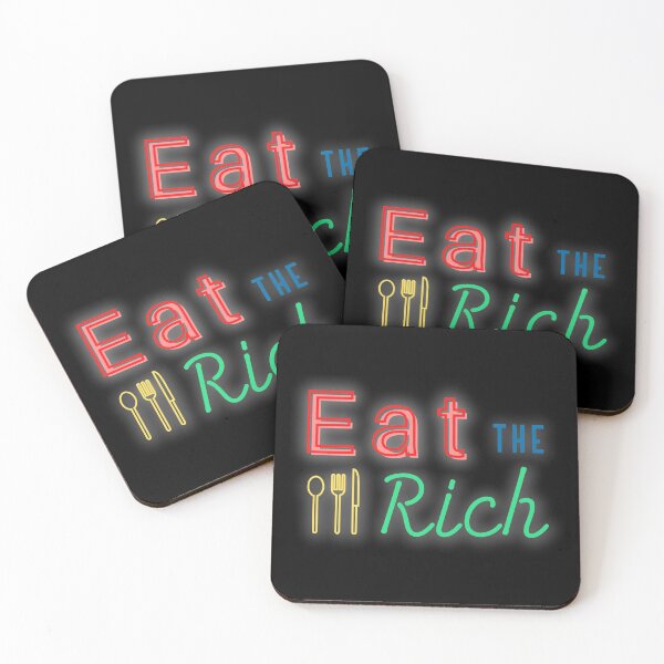 Item preview, Eat the Rich Neon Diner Sign 2 designed and sold by Primal Frog.