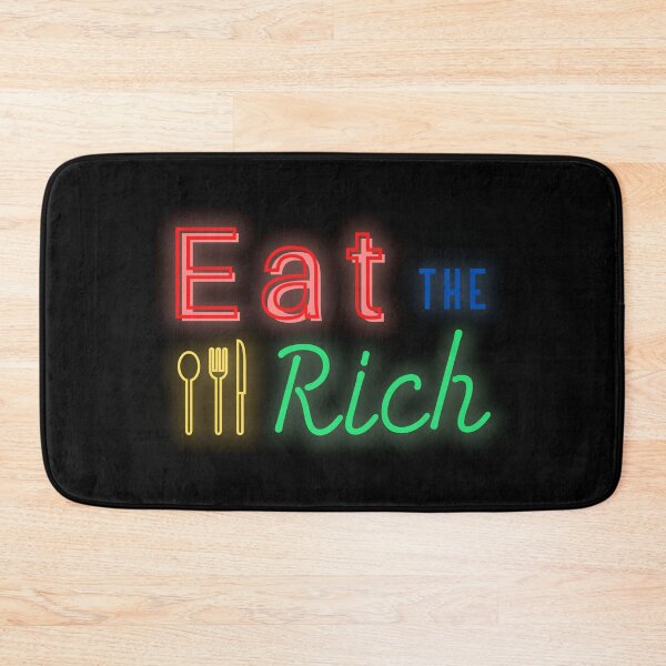 Item preview, Eat the Rich Neon Diner Sign 2 designed and sold by Primal Frog.