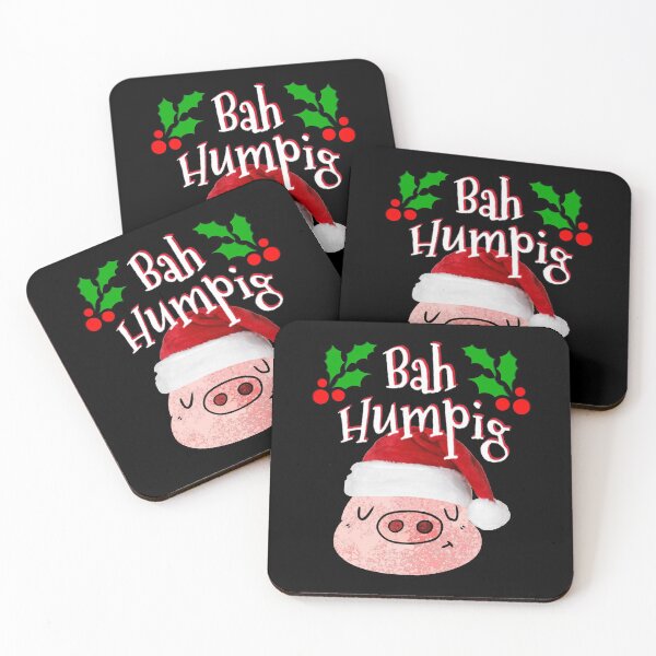 Item preview, Bah Humpig Cute Anti Christmas Pig designed and sold by TheButtonCrew.