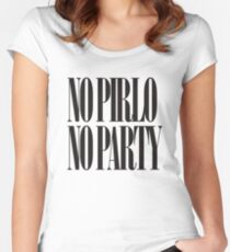 No Pirlo No Party Women's Fitted Scoop T-Shirt