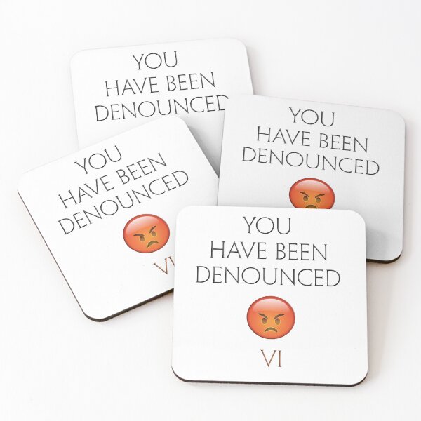 Item preview, YOU HAVE BEEN DENOUNCED VI - Transparent designed and sold by Image NDesign.