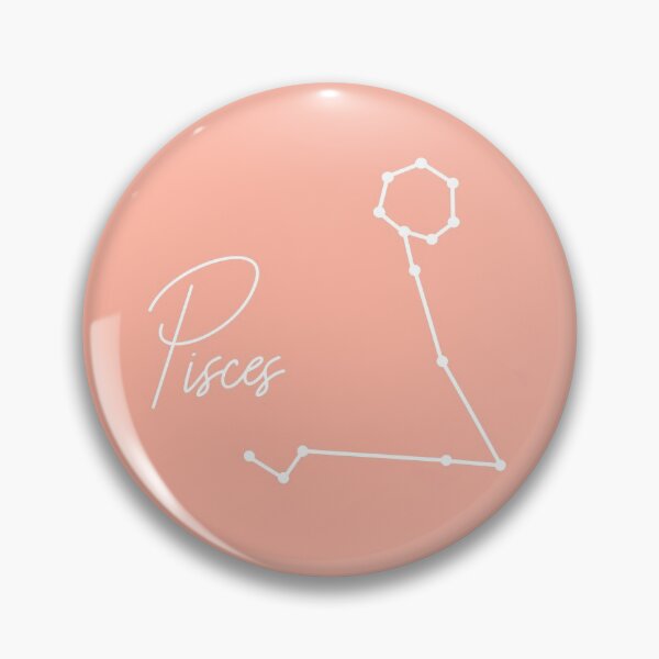 Item preview, Pisces Zodiac Sign in Rose Gold designed and sold by tinyteacups.