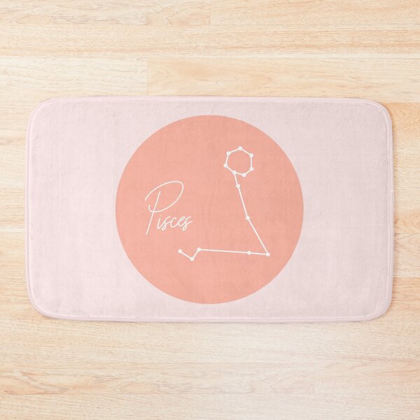 Item preview, Pisces Zodiac Sign in Rose Gold designed and sold by tinyteacups.