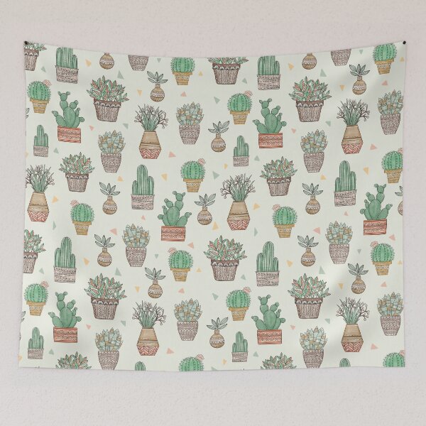 Item preview, Potted Plants Pattern designed and sold by Laura Maxwell.