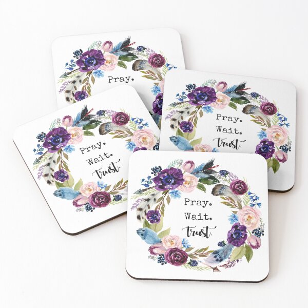 Item preview, Pray. Wait. Trust. designed and sold by MightyFineGrace.
