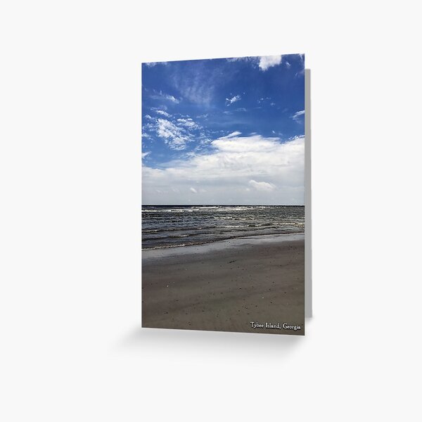 Tybee Island Beach Greeting Card