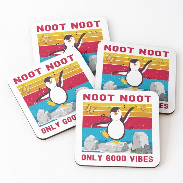 Item preview, Noot noot, only good vibes- know your penguin -Funny quote designed and sold by Soul  ArtLove.