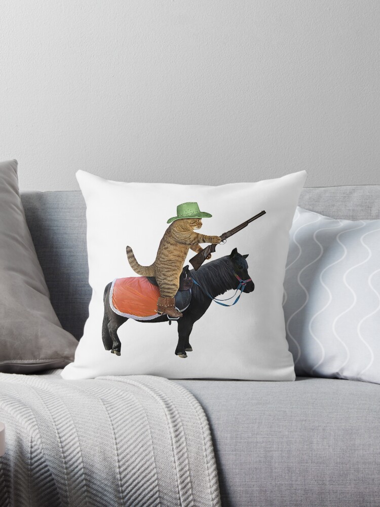 Cat Lovers Tees And Gifts Meowdy Pawtner Funny Cat Cowboy Throw Pillow 18x18 Multicolor Cat Lovers Tees And Gifts Meowdy Pawtner Funny Cat Cowboy Throw Pillow 18x18 Multicolor
