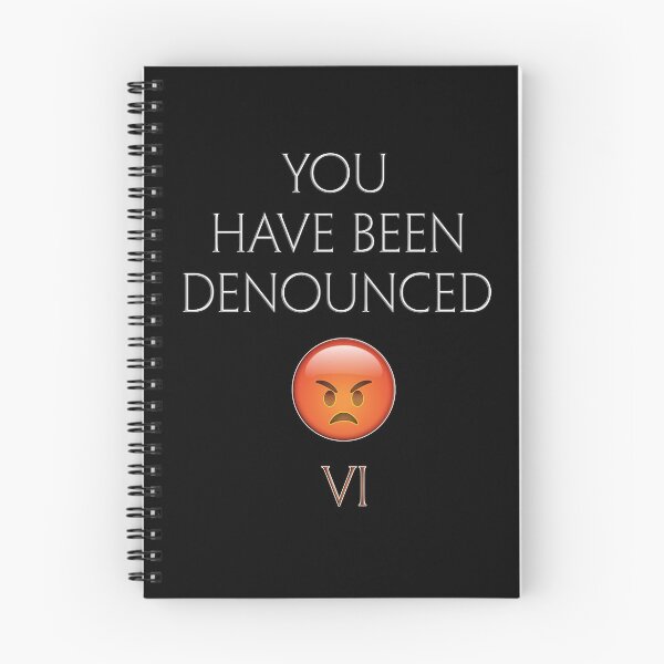 Item preview, YOU HAVE BEEN DENOUNCED VI - Transparent (black background) designed and sold by Image NDesign.