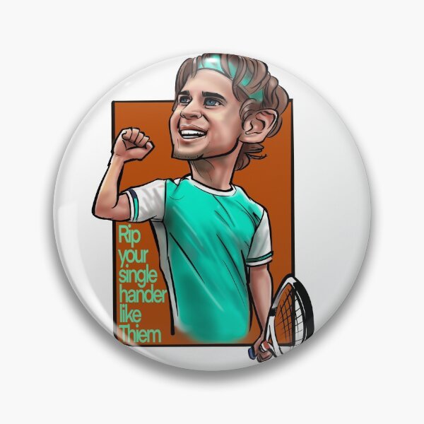 Item preview, Caricature of the Stars - Tennis Pro - Dominic Thiem designed and sold by JeloArt.