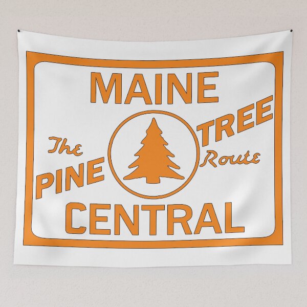 Item preview, Vintage Maine Central Railroad Pine Tree Route designed and sold by NationalVintage.