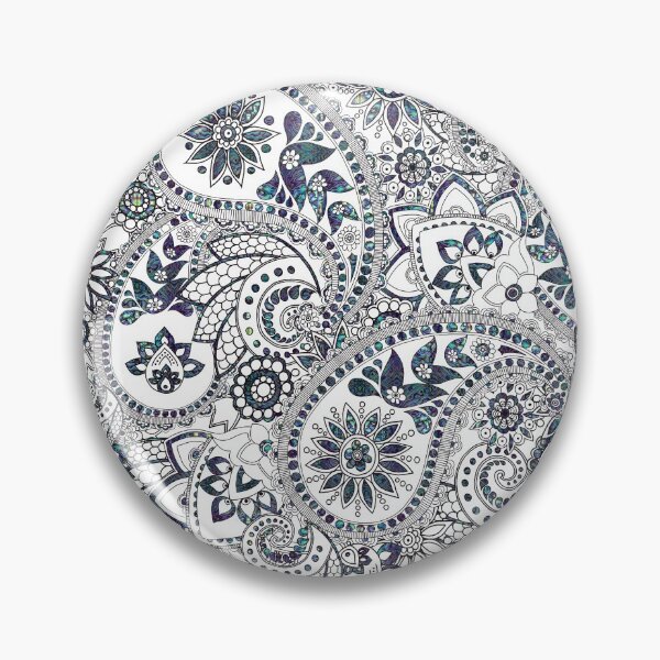 Item preview, Pearly paisley designed and sold by bunyipdesigns.