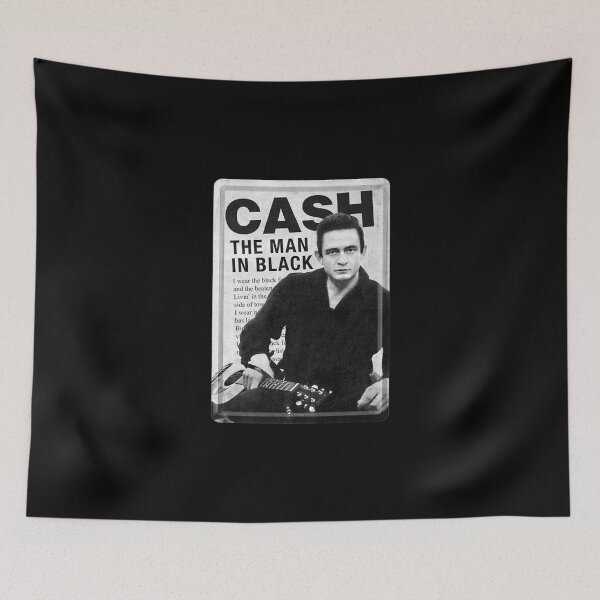 Item preview, cash the man in black designed and sold by BrucesAlexander.