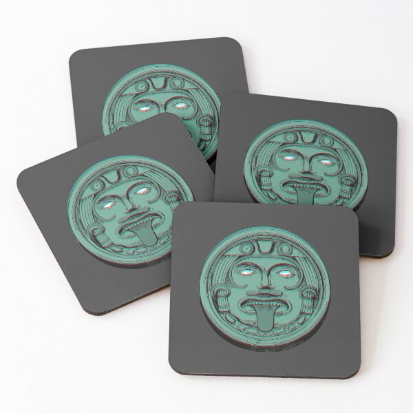 Item preview, Ancient mexican civilization stone head design designed and sold by dominic0925.