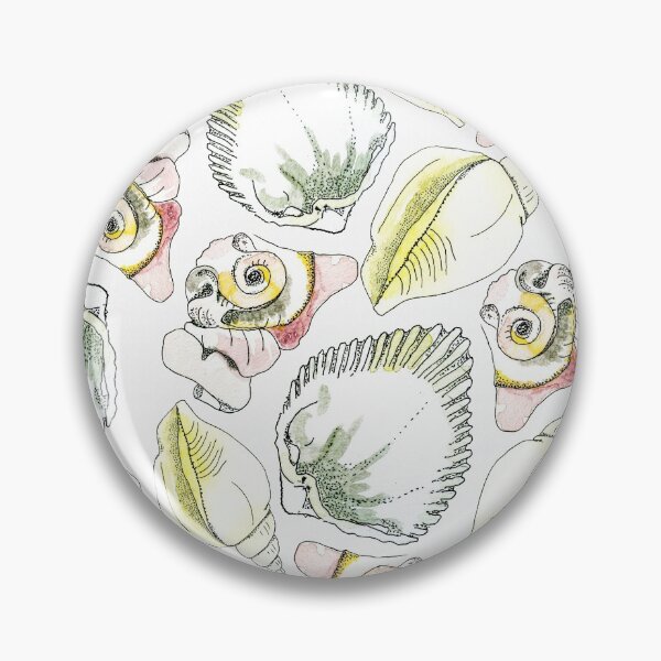 Item preview, Seashells on white designed and sold by bunyipdesigns.