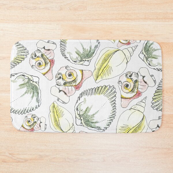 Item preview, Seashells on white designed and sold by bunyipdesigns.