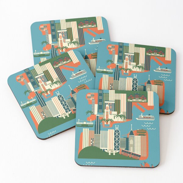 Item preview, Hong Kong Architecture Sketch  designed and sold by Squirtle Designs.