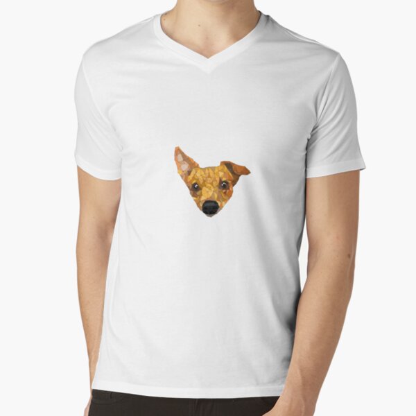 Chihuahua Triangles V-Neck T-Shirt