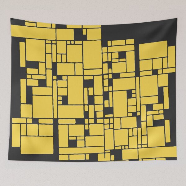 Item preview, city block in yellow designed and sold by TheDiamondRiot.