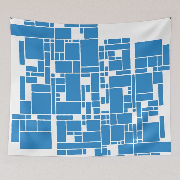 Item preview, city block in teal designed and sold by TheDiamondRiot.