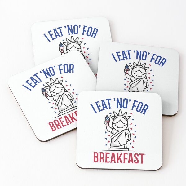 Item preview, I Eat No For Breakfast | Liberty designed and sold by Masayakana.