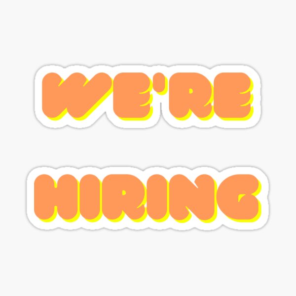 Item preview, We are hiring designed and sold by softmilkjelly.